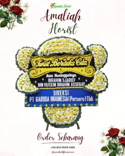 Papan Bunga Duka di Kepel